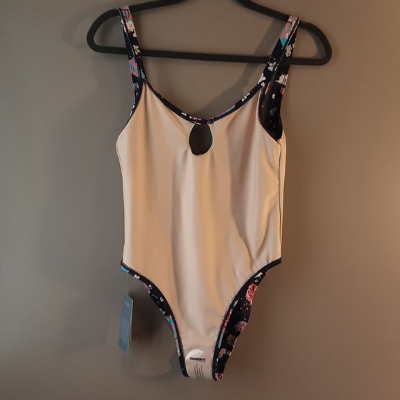 New Mosmann Navy Floral One Piece Bathing Suit | NWT S, M, L - Picture 10 of 16